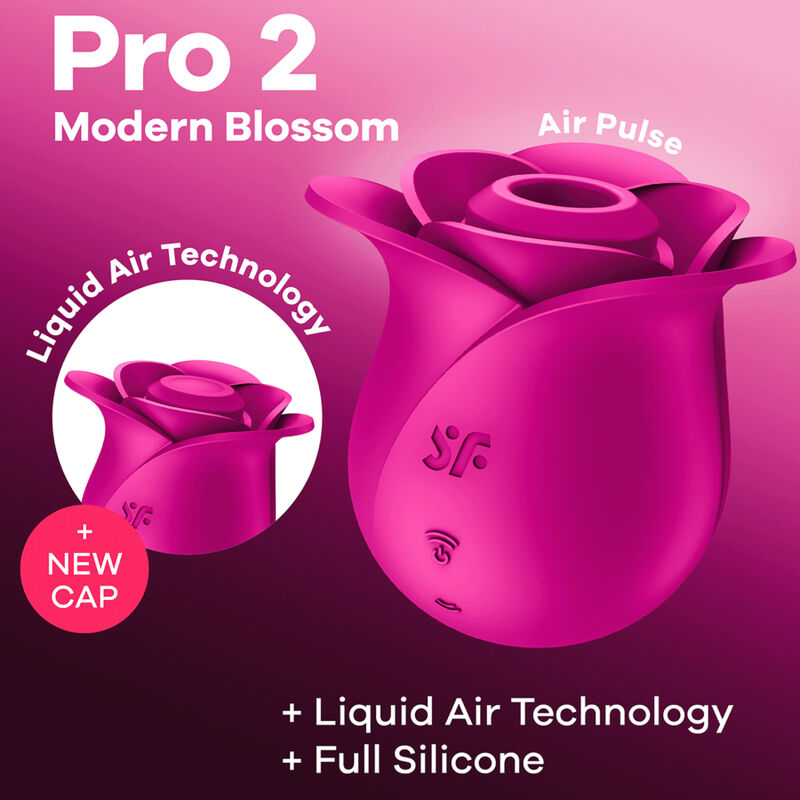 SATISFYER - AIR PULSE PRO 2 CLASSIC BLOSSOM VIBRADOR
