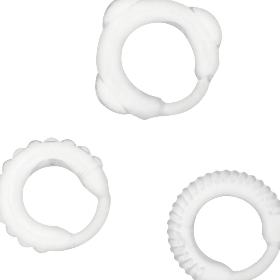 anillo de placer anillo vibrador hombre pene anillo testicular placer pareja estimulador de clitoris anillo flexible testículos kit set silicona premium retardar eyaculación aumento erección diferentes medidas silicona suave eyaculacion precoz firmeza