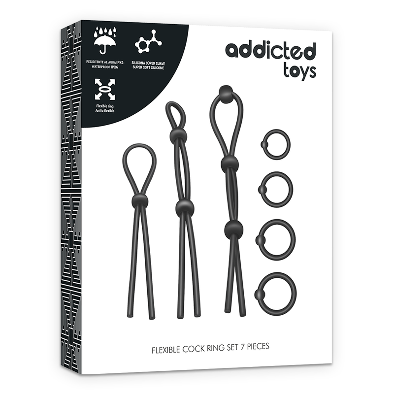 anillo de placer anillo vibrador hombre pene anillo testicular placer pareja estimulador de clitoris anillo flexible testículos kit set silicona premium retardar eyaculación aumento erección diferentes medidas silicona suave