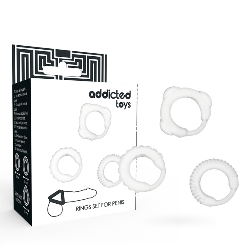 anillo de placer anillo vibrador hombre pene anillo testicular placer pareja estimulador de clitoris anillo flexible testículos kit set silicona premium retardar eyaculación aumento erección diferentes medidas silicona suave eyaculacion precoz firmeza