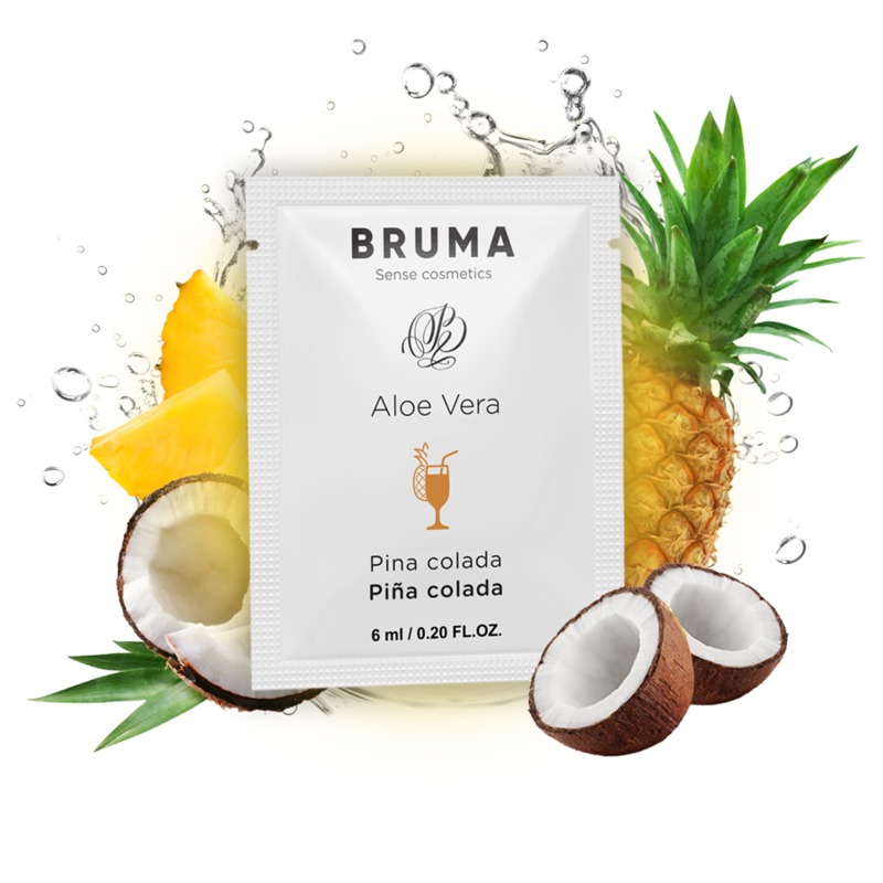 BRUMA - GEL DESLIZANTE CON ALOE VERA SABOR A PIÑA COLADA