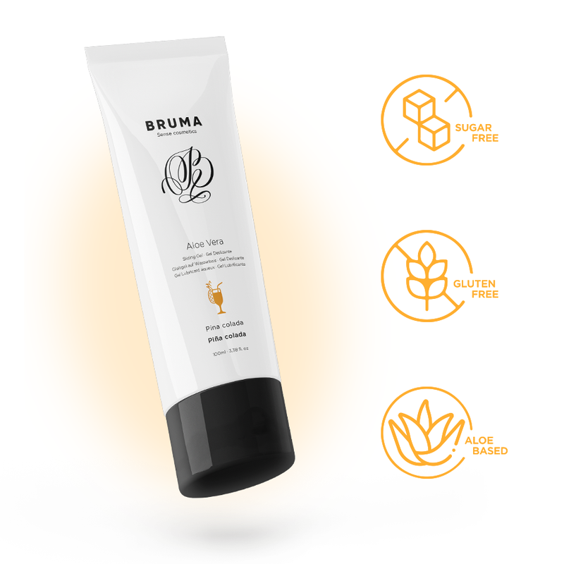 BRUMA - GEL DESLIZANTE CON ALOE VERA SABOR A PIÑA COLADA