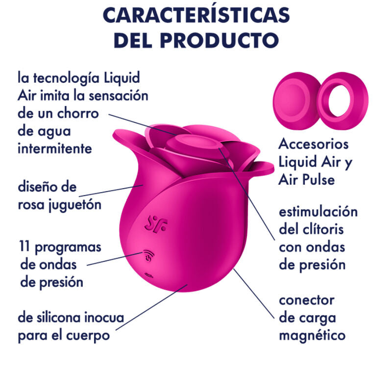 SATISFYER - AIR PULSE PRO 2 CLASSIC BLOSSOM VIBRADOR