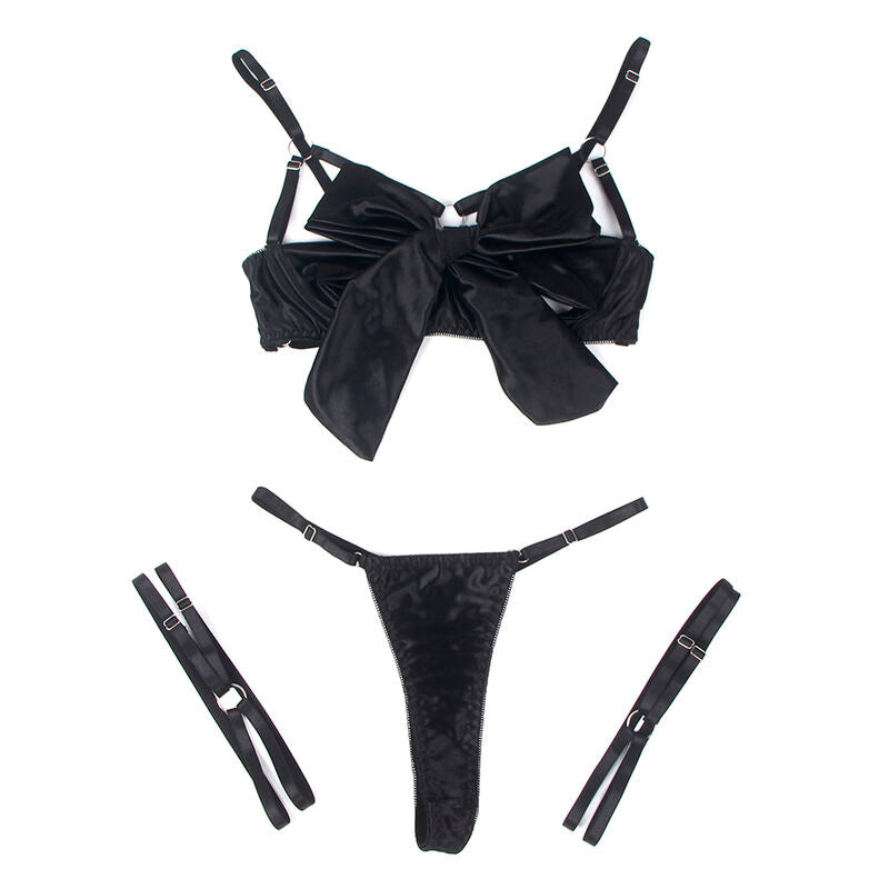 lencería sexy lencería erótica lencería sensual lencería atrevida lencería de mujer realzar figura seductor divertido llamativa tanga liguero sujetador lazo set kit conjunto