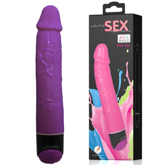 Dildo con velocidad regulable morado realista vibracion placer  Dildo realista 23 cm con regulación de velocidad consolador mujer consolador vibrador consolador realista consolador anal anales
