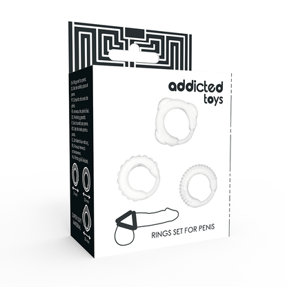 anillo de placer anillo vibrador hombre pene anillo testicular placer pareja estimulador de clitoris anillo flexible testículos kit set silicona premium retardar eyaculación aumento erección diferentes medidas silicona suave eyaculacion precoz firmeza ring toys 