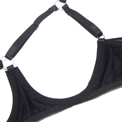 lencería sexy lencería erótica lencería sensual lencería atrevida lencería de mujer realzar figura seductor divertido llamativa tanga liguero sujetador lazo set kit conjunto