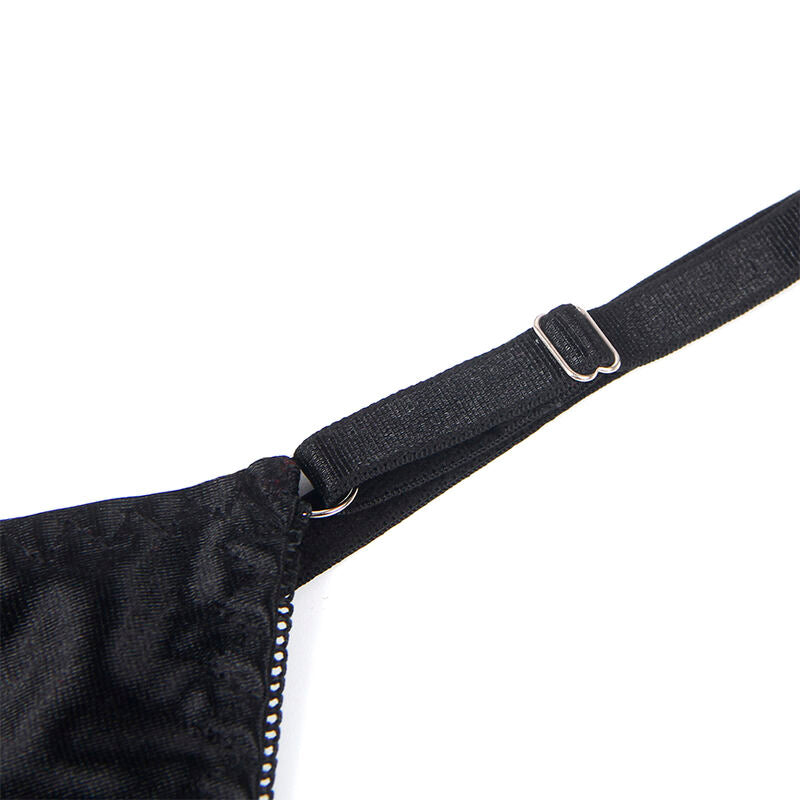 lencería sexy lencería erótica lencería sensual lencería atrevida lencería de mujer realzar figura seductor divertido llamativa tanga liguero sujetador lazo set kit conjunto ajustable